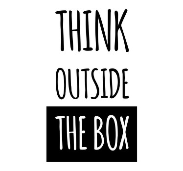 Tenda a rullo soggiorno pensa fuori dagli schemi - TenStickers