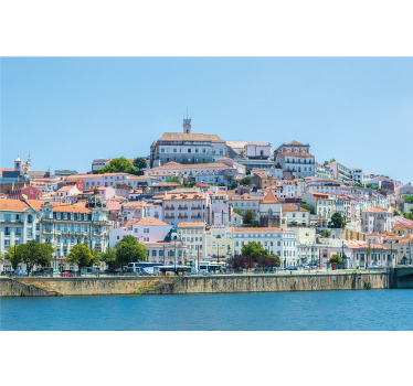 Cortina roller living comedor coimbra - TenVinilo