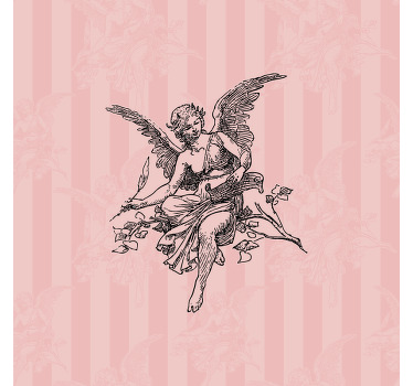 Cortina roller living comedor diseño artístico toile jouy - TenVinilo