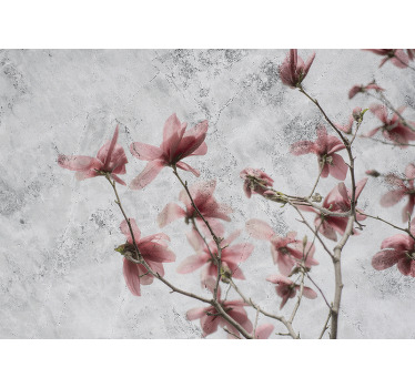 Cortina roller living comedor estilo glamuroso magnolia - TenVinilo