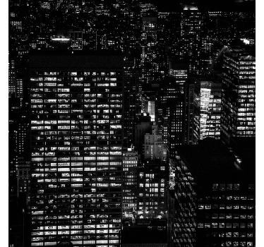 Cortina roller living comedor ciudad - TenVinilo