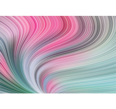 Cortina roller living comedor rayas diagonales multicolor - TenVinilo