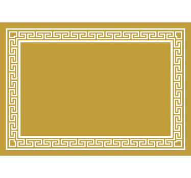 Store enrouleur jaune design grec - TenStickers