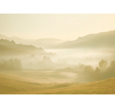 Beige blind for soft and hazy views - TenStickers