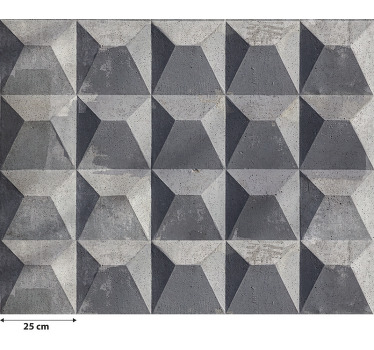 グレー ブラインド ベトンブリュットテクスチャー - TENSTICKERS