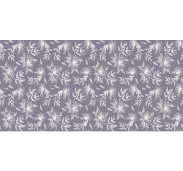 ブラインド 紫 ライラックフローラル - TENSTICKERS