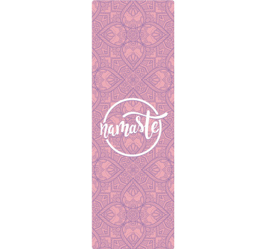 ブラインド 紫 ナマステ ヨガ - TENSTICKERS