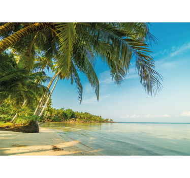 Living room blind tranquil seaside retreat - TenStickers