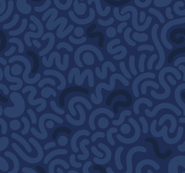 Toile fenêtre bleu abstrait marine - TenStickers