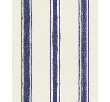 Toile fenêtre bleu lignes verticales bleu marine - TenStickers