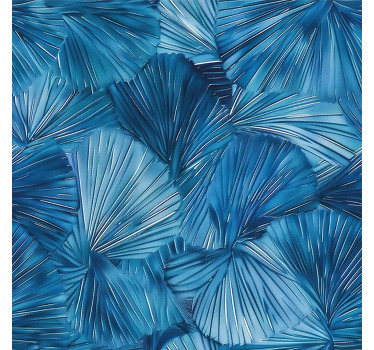 Toile fenêtre bleu points visuels bleus - TenStickers