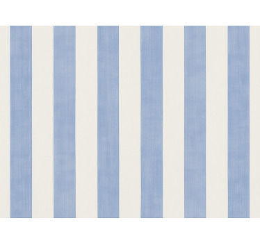 Toile fenêtre bleu rayures bleues et blanches - TenStickers