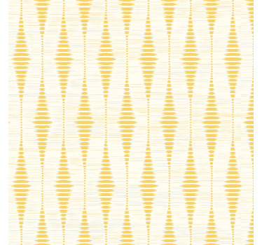 Modern blind yellow rabaul ikat design - TenStickers