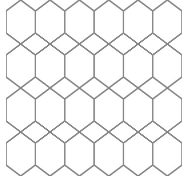 Modern blind with interlaced design - TenStickers