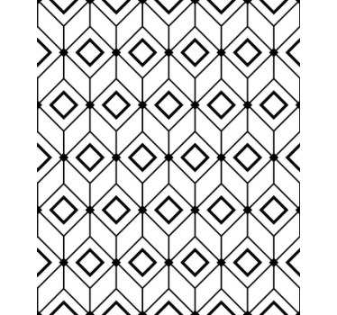 Modern blind with contemporary diamond design - TenStickers