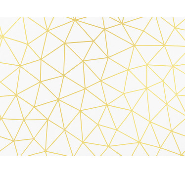 Store enrouleur moderne mosaïque prismatique dorée - TenStickers