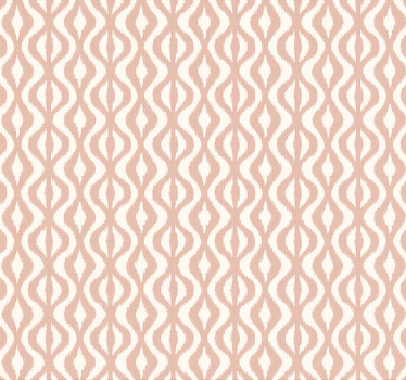 Modern blind dusty rose ikat geometric design - TenStickers