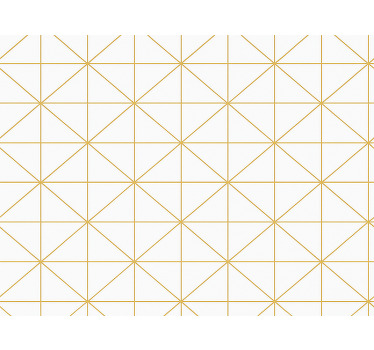 Store enrouleur moderne géométrique doré - TenStickers