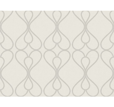 Modern blind textured grey linen look - TenStickers