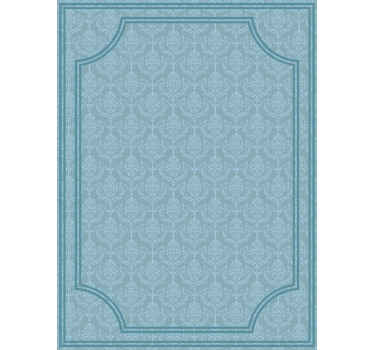 Niebieska roleta w stylu barokowym - TenStickers