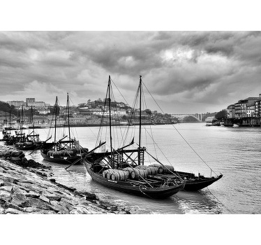 Rolgordijn woonkamer rabelos - TenStickers