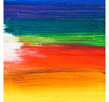 Rolgordijn woonkamer in regenboogkleur - TenStickers