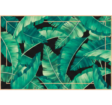 Estor enrollable verde hojas verdes oscuras - TenVinilo