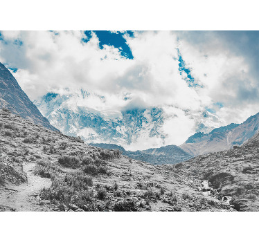 Estor enrollable salón paso salkantay nevado - TenVinilo