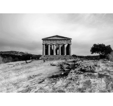 Rolgordijn woonkamer vallei van de tempels sicilië - TenStickers