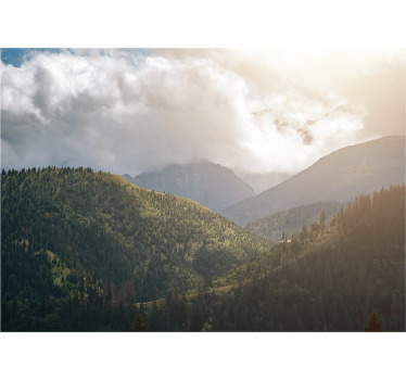 Rolgordijn woonkamer tatra nationaal park - TenStickers