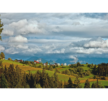 Rolgordijn woonkamer tatry landschap - TenStickers