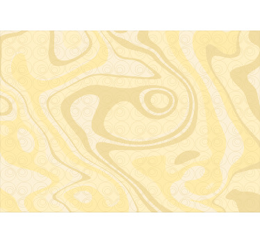 Rolgordijn woonkamer 70's pop cirkels - TenStickers