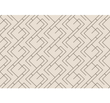 Estor enrollable salón diseño estilo mid-century - TenVinilo