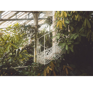 盲人客厅设计乡村田园植物风格 - TenStickers