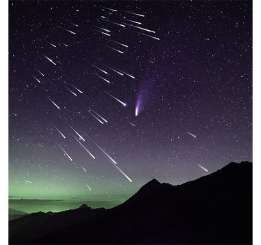 盲人客厅设计如流星雨般璀璨星光 - TenStickers