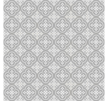 Estore de rolo cinzento azulejos portugueses cinzentos - TenStickers
