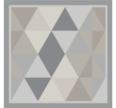 Estore de rolo cinzento triângulos cinza pantone - TenStickers