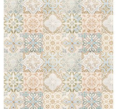 Estore de rolo bege estilo espanhol antigo - TenStickers