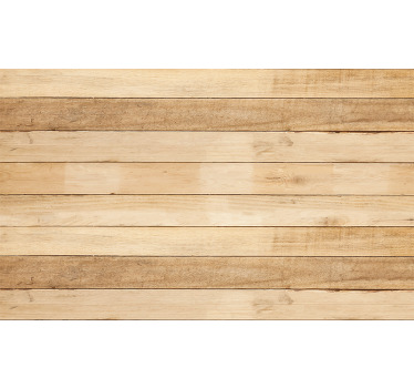 Estore de rolo bege com tábuas de madeira clara - TenStickers