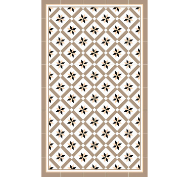 Estore de rolo bege marrom hidráulico - TenStickers