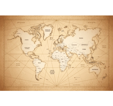 Estore de rolo bege estilo século xix com texto - TenStickers