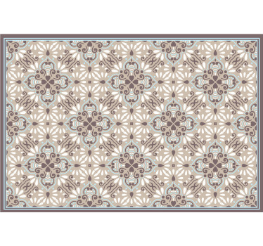 Estor enrollable beige mosaico blanco - TenVinilo