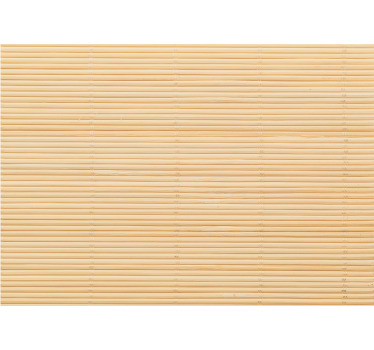 Rolgordijn beige bamboe imitatiepatroon - TenStickers