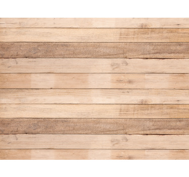 Rolgordijn beige met natuurlijk patroon van houten planken - TenStickers