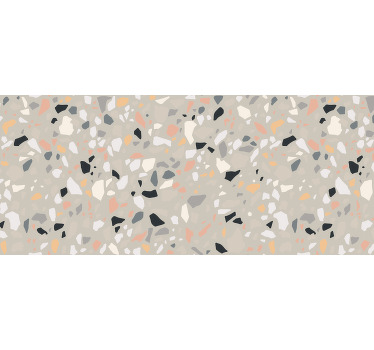 Estor enrollable beige beige terrazo - TenVinilo