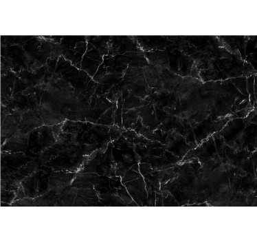 Estor enrollable habitación mármol negro cocina - TenVinilo