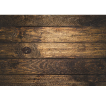 Estor enrollable habitación tablones de madera marrón - TenVinilo