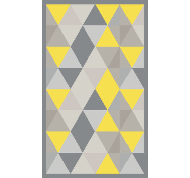 Estor enrollable habitación triángulos pantone - TenVinilo