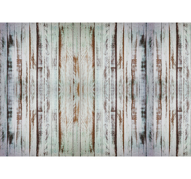 Estor enrollable habitación madera estripada - TenVinilo