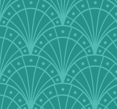 Estor enrollable habitación estilo art decó - TenVinilo